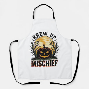 Pumpkin Mischief Shirt Vintage Halloween Graphic_1 Apron