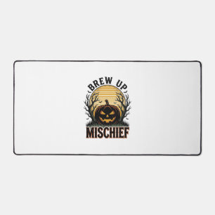 Pumpkin Mischief Shirt Vintage Halloween Graphic_1 Desk Mat