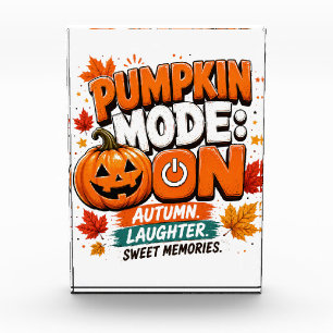 Pumpkin Mode: ON Photo Block