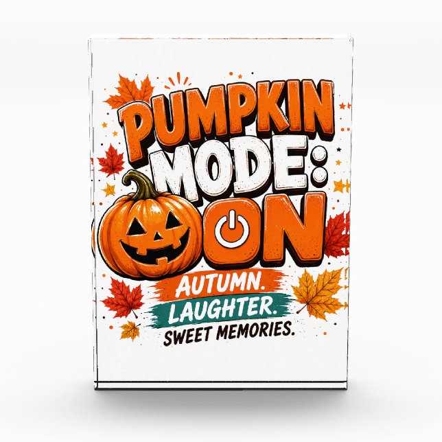 Pumpkin Mode: ON Photo Block (Front)