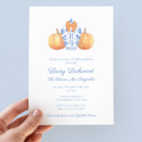 Pumpkin Monogram Future Mrs Bridal Shower