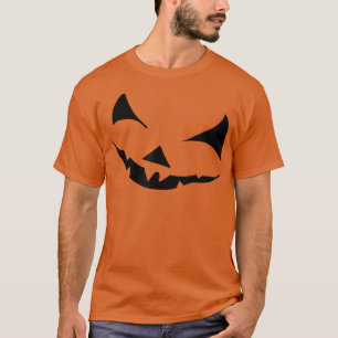 Pumpkin Monster Scary JackOLantern Face Halloween T-Shirt
