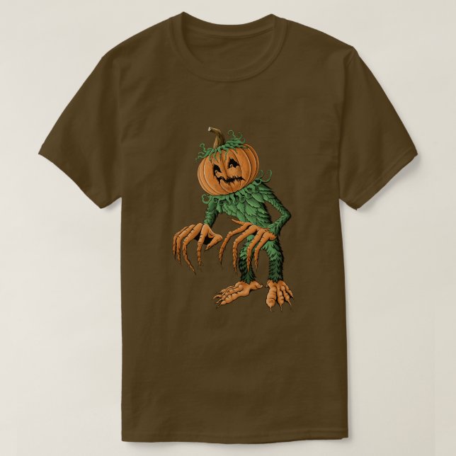 Pumpkin Monster T-shirt  (Design Front)