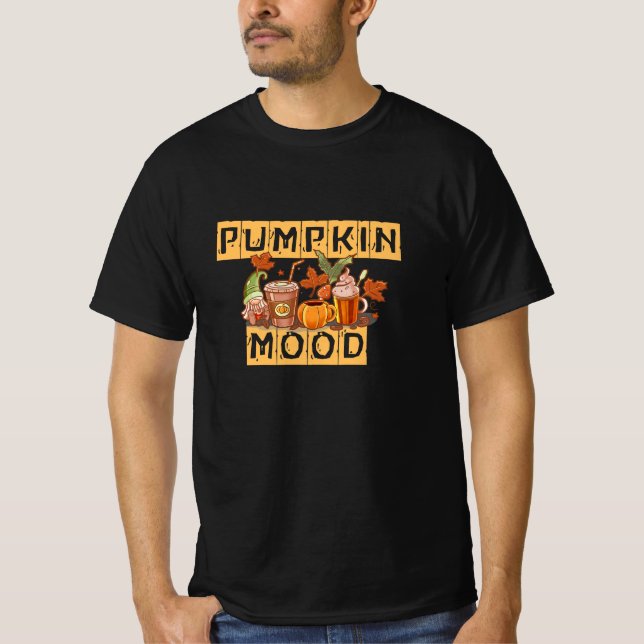 Pumpkin Mood Fall Coffee Tee (Front)