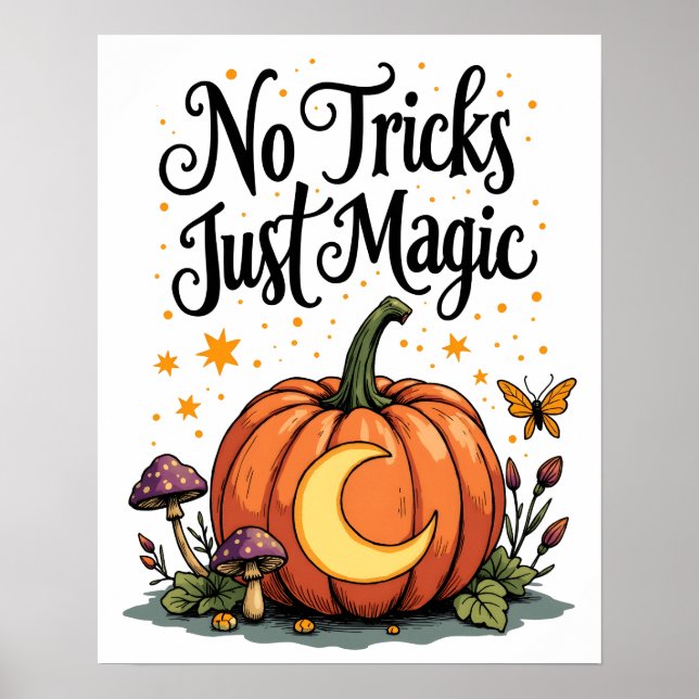 Pumpkin Moon Magical Wall Art (Front)