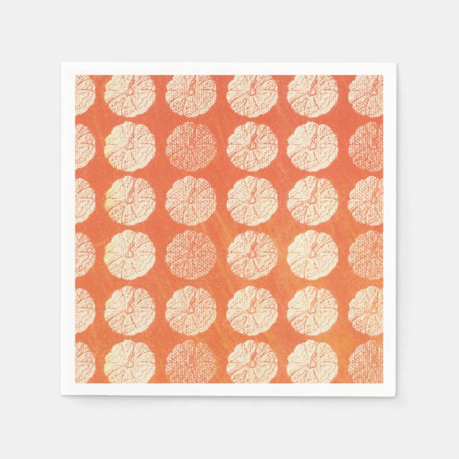 Pumpkin  napkin (Front)