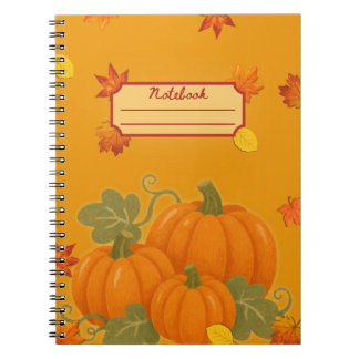 Pumpkin Notebook | Cute Autumn Stationery