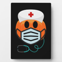 Pumpkin Nurse Funny Scary Halloween Nurse Costume
