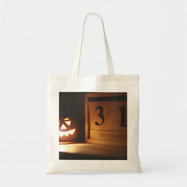 Pumpkin - October 31 Tote Bag (Front)