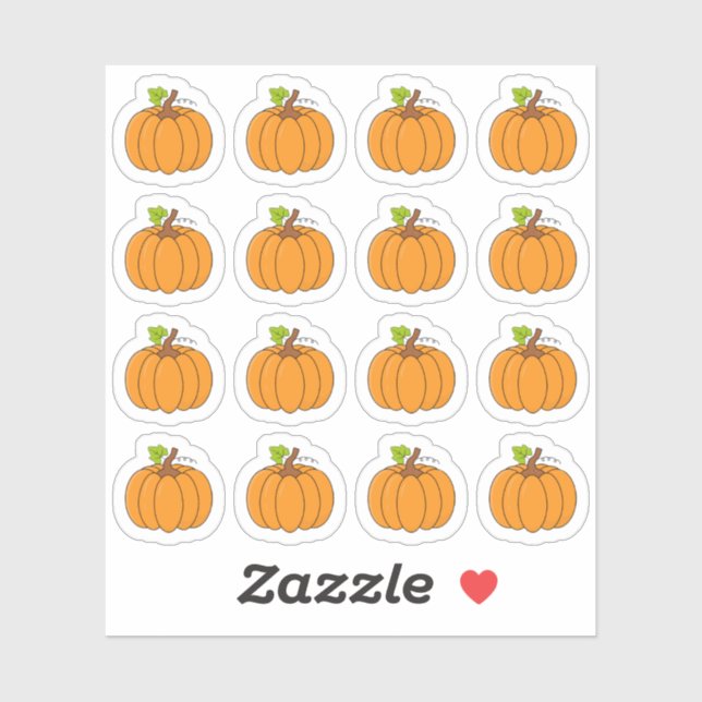 Pumpkin October Autumn Halloween Decorative  (Sheet)