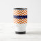 Pumpkin Orange Lg Chevron Navy Name Monogram