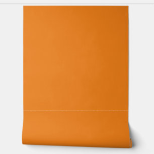 Pumpkin Orange Solid Simple Colourful Wallpaper