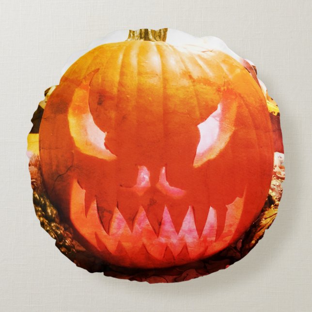 Pumpkin O'Toole  Round Cushion (Front)