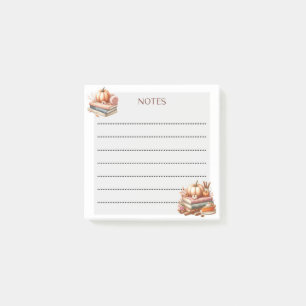 Pumpkin & Pages Post-it Notes