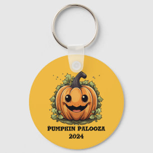 Pumpkin Palooza Party Key Ring