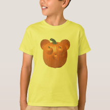 Pumpkin Panda Optical Illusion Halloween Monster