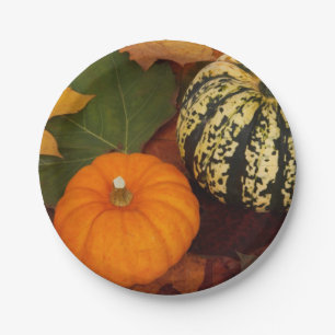 Pumpkin paper plate 