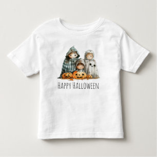 Pumpkin Parade – A Gentle Halloween Gathering Toddler T-Shirt