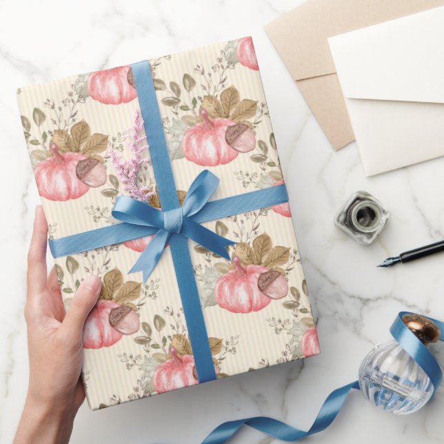 Pumpkin Paradise Thanksgiving  Wrapping Paper (Gifting)