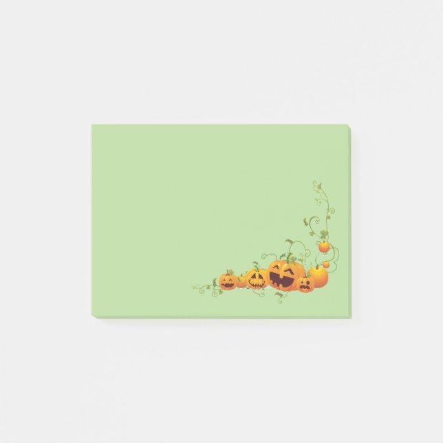 Pumpkin Patch 4" x 3" Post-it® Notes (Front)