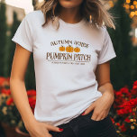 Pumpkin Patch Autumn Themed T-Shirt<br><div class="desc">Pumpkin Patch Autumn Themed design.</div>