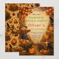 Pumpkin Patch Birthday Party