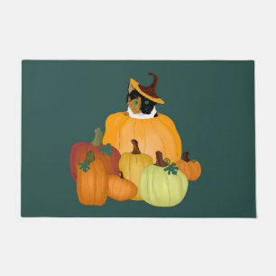 Pumpkin Patch Cat Door Mat