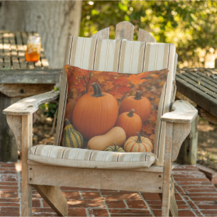 Pumpkin Patch Cozy Autumn Cushion