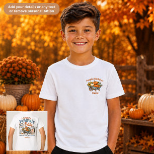 Pumpkin Patch Crew Family Matching Unisex Kids T-Shirt