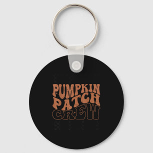 Pumpkin Patch Crew Halloween Pumpkin Patch Fall Fa Key Ring