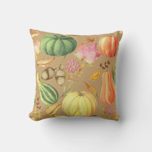 Pumpkin patch cushion