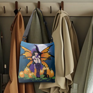 Pumpkin Patch Fairy Crossbody Bag