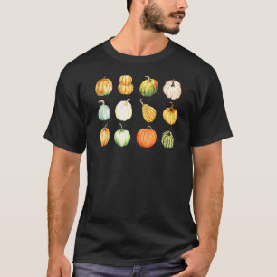 Pumpkin Patch Fallautumn Harvest Theme T-Shirt