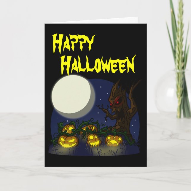 Pumpkin Patch Halloween Card (Front)