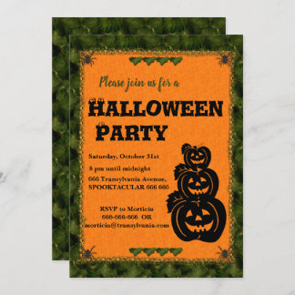 Pumpkin Patch Halloween Invitation