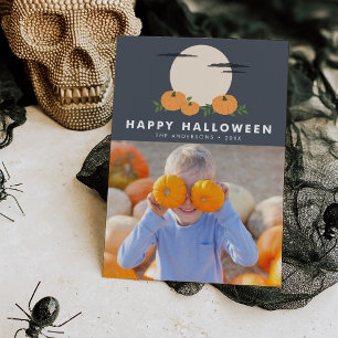 Pumpkin Patch Halloween Photo Card