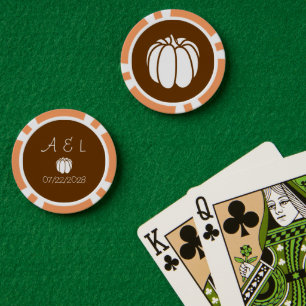 Pumpkin Patch in Chocolate Poker Chips