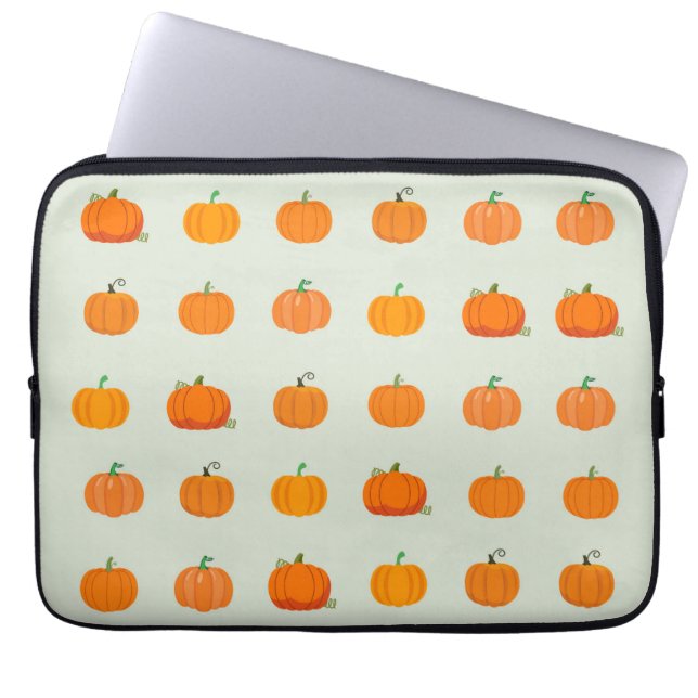 Pumpkin Patch Laptop Sleeve (Front)