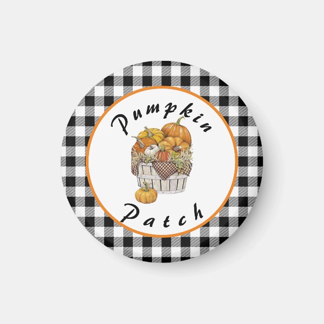 Pumpkin patch magnet (Front)
