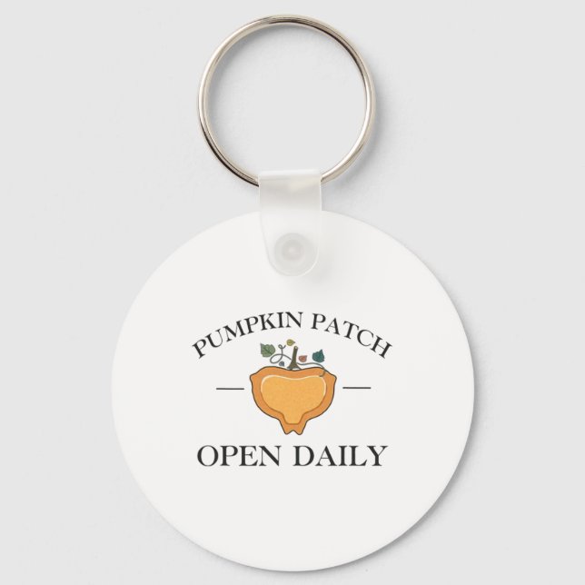 Pumpkin Patch Mepilex Halloween Wound Care Nurse A Key Ring (Front)