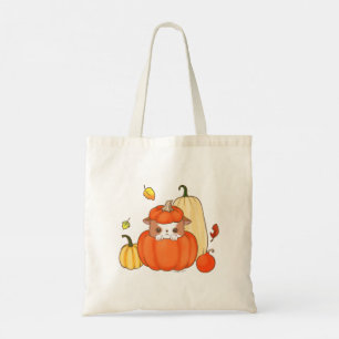 Pumpkin Patch Mochi Kawaii Cute Fall Autumn  Tote Bag