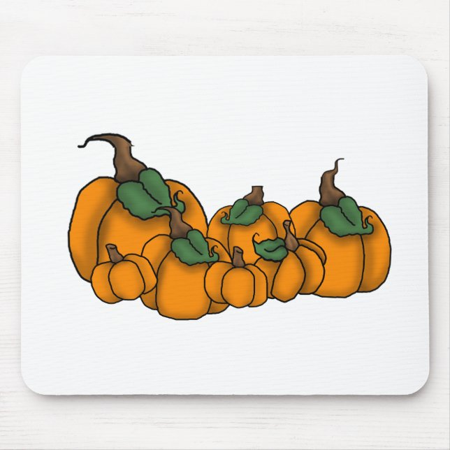 pumpkin patch mouse pad (Front)
