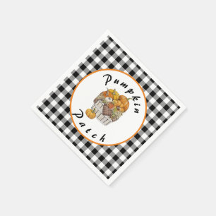 Pumpkin patch napkin