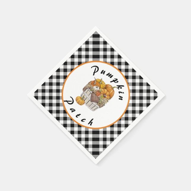 Pumpkin patch napkin (Corner)