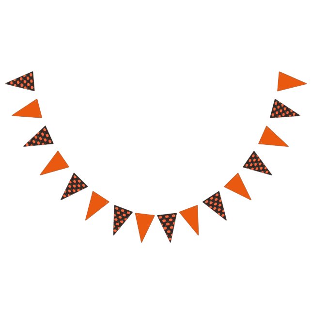 Pumpkin Patch Party Banner (Brown & Orange) (All)