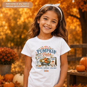 Pumpkin Patch Personalised Kids Halloween T-Shirt