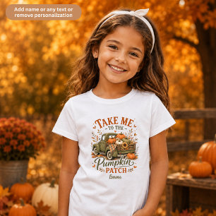 Pumpkin Patch Personalised Kids Halloween T-Shirt
