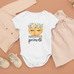 Pumpkin Patch Princess Baby Bodysuit