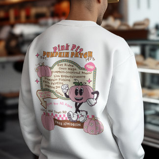 Pumpkin Patch Pumpkin Picking - Pink Pumpkin  Sweatshirt