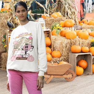 Pumpkin Patch Pumpkin Picking - Pink Pumpkin  Sweatshirt